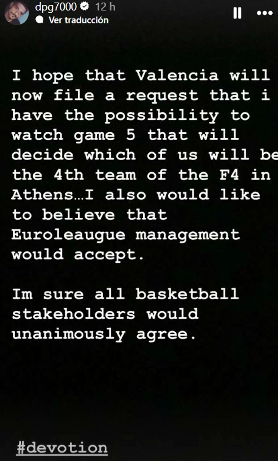 Mensaje de Dimitris Giannakopoulos