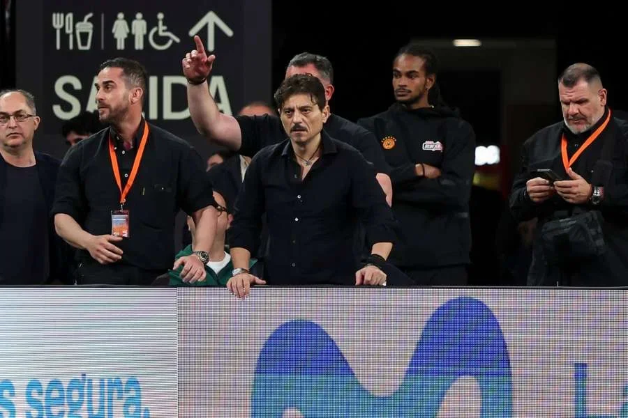 Dimitris Giannakopoulos, en el segundo partido entre Valencia Basket y Panathinaikos