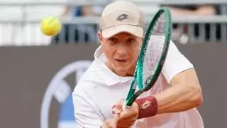 Martín Landaluce sigue soñando en Roma; adiós de Davidovich ante Rublev